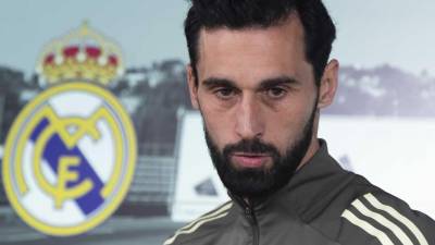 Álvaro Arbeloa compareció ante la prensa deportiva antes de enfrentar al Levante en el Bernabéu.