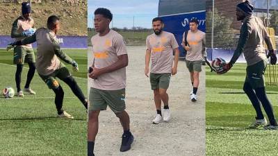 La Selección de Honduras reallizó este jueves su tercer entrenamiento de cara al amistoso ante Perú en España.