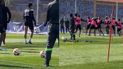 La Selección de Honduras realizó este lunes 30 de marzo su último entrenamiento en Segovia, donde el Atlético de Madrid tiene una de sus sedes, previo al debut de José Francisco Molina en el amistoso ante Perú.
