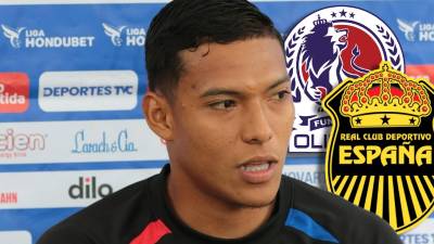 Onan Rodríguez en conferencia de prensa previo al clásico ante Real España en la jornada 9.