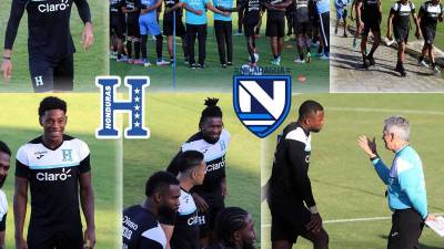Selección de Honduras tuvo primer entreno, caras nuevas y alarma con jugador