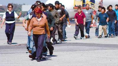 La mayoría de hondureños, en el periodo de referencia, fueron deportados desde Estados Unidos.