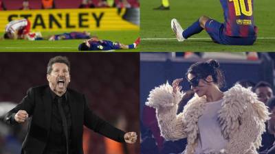 En imágenes la vuelta de las semifinales de la Copa del Rey entre Barcelona y Atlético de Madrid.