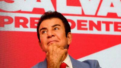 Salvador Nasralla, presidenciable liberal, en una fotografía de archivo.