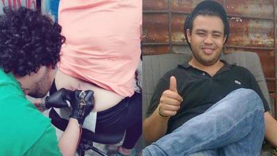 Fotos en vida de Franklin Morales, el tatuador al que conocían como El Rasta y quien fue asesinado en la colonia El Roble la madrugada de este domingo 24 de mayo.