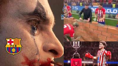 El Barcelona se quedó cerca de la épica remontada ante el Atlético de Madrid. Los azulgranas golearon 3-0 los colchoneros, pero no les ajustó para la hazaña: las burlas no se hicieron esperar.