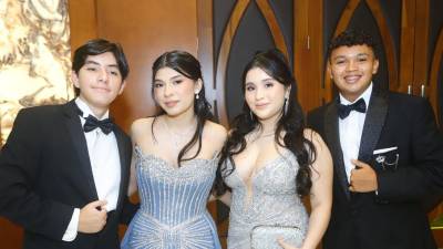 Carlos Camacho, Ivanna Servellón, María Fernanda Benítez y Josué Cano