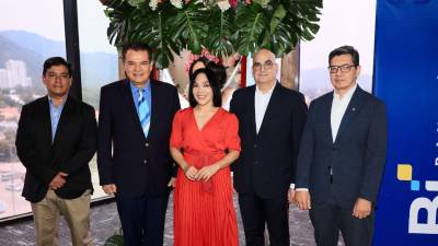 Alexis Ramírez, Ramón Fuentes, María Luisa Fernández, José Interiano y José Bográn