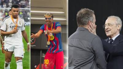 Así fue la eufórica celebración del Barcelona tras ganarle al Real Madrid la final de la Supercopa de España (3-2) en Yeda, Arabia Saudita.