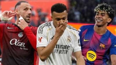 Mbappé corre riesgo en la cima: goleador marcó doblete y acorta más la distancia con el francés en la Liga Española.