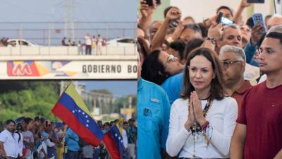 Miles de personas salieron este domingo al encuentro de la caravana que la líder opositora y premio nobel de la paz 2025, María Corina Machado, encabezó por unos cinco estados en el norte de Venezuela hasta llegar a la capital, Caracas, después de su esperado regreso al país.