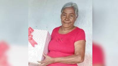 Fotografía en vida de doña Saturnina Hernández, de 74 años.