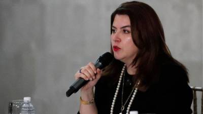 Fotografía de archivo de la miembro del pleno del Consejo Nacional Electoral (CNE) de Honduras Cossette López.