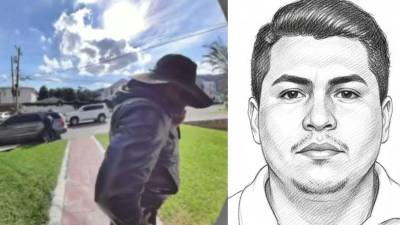 Robos. La cámara de una vivienda captó a los asaltantes cuando llegaron haciéndose pasar como repartidores de encomiendas. Foto de Héctor Moreno, presunto cabecilla de la banda El Mudo.