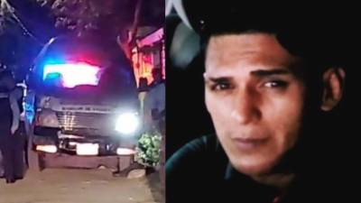 A la derecha, foto en vida de Walter Noé García Velásquez, el conductor de rapidito que fue asesinado en kla colonia La Pradera.