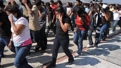 Hondureños regresaron deportados debido a las medidas impuestas por el gobierno de Donald Trump.