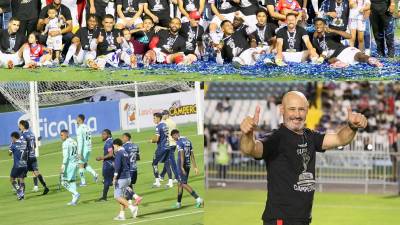 Así celebró el plantel de jugadores del Olimpia con el trofeo de campeones de la Supercopa de Honduras y la tristeza del Motagua, que tuvo un gran gesto.