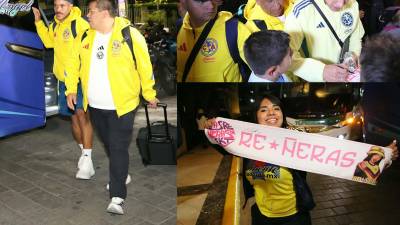 Así fue la llegada del Club América a Honduras para afrontar el partido contra Olimpia por la Concacaf Champions Cup. Un exfutbolista del Barcelona lidera la plantilla del equipo mexicano en Tegucigalpa.