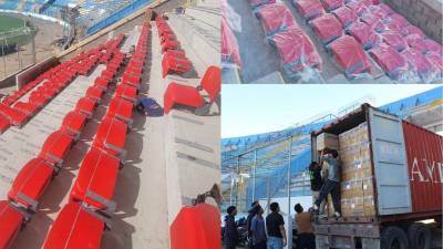 Condepor comenzó la instalación de más de 5,000 asientos en la localidad de sol centro del recinto capitalino.