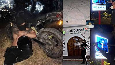 Un padre se ha hecho viral por entregar a las autoridades a su hijo que días antes había subido fotos a sus redes sociales mientras llenaba de grafitis varios lugares trísticos de Santa Rosa de Copán.