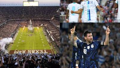 Honduras se medirá a la poderosa Argentina en un amistoso de alto nivel que se disputará en uno de los estadios más grandes del mundo.