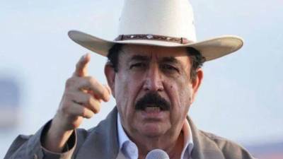 El expresidente de Honduras, Manuel Zelaya, y coordinador general del gobernante Partido Libertad y Refundación (Libre), se pronunció ayer martes sobre la serie de incidencias ocurridas antes y después de las elecciones generales. Foto: EFE