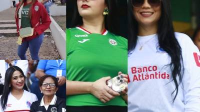 Mira lo que ocurrió en las graderías del estadio Morazán con motivos del clásico nacional entre Marathón y Olimpia. Bellas chicas se robaron las miradas.
