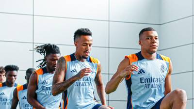 El delantero francés Kylian Mbappé ya entrena con el Real Madrid.