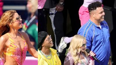 La FIFA convirtió por primera vez el descanso de una final de un Mundial en una gran fiesta musical al estilo del Super Bowl estadounidense.