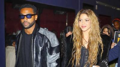 Lucien Laviscount y Shakira asistieron a un evento hace unos días.