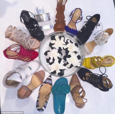 Zendaya lanza línea de zapatos