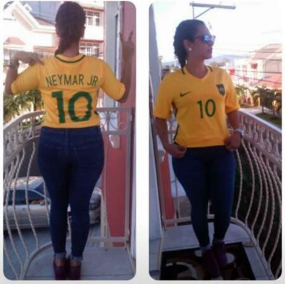 Esposa de Johnny Palacios exhibe la camisa de Neymar y lanza polémico mensaje