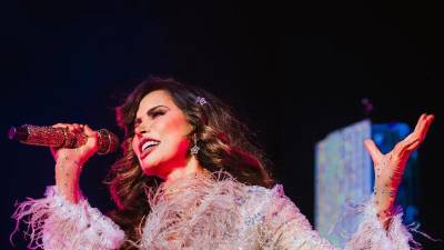 La cantante, actriz y compositora Gloria Trevi.