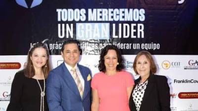 Rocío Raudales, Walter Romero, Victoria Roos y Mitty Sabillón