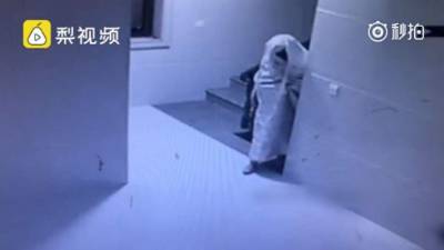 Las cámaras de seguridad lo detectaron.