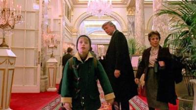 Trump hizo un cameo en Home Alone 2 junto a Macaulay Culkin./