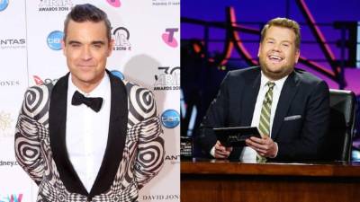 Pese al desplante de James Corden, Robbie Williams asegura que mantiene una estrecha relación con el conductor.