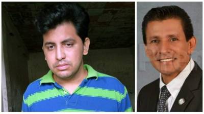 Lawrence José Cerrato Ramírez (izq.), foto en vida de Omar Alegría Rosa (der.).
