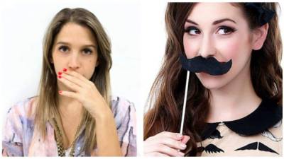 Todas las mujeres mantienen vellos en la barbilla.