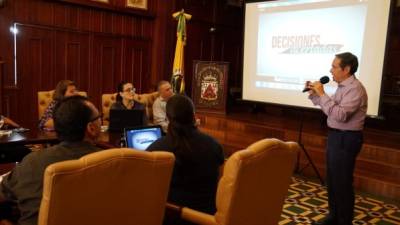 Autoridades municipales y operadores de justicia de San Pedro Sula se reunieron este jueves para conocer las reformas al observatorio de la violencia.