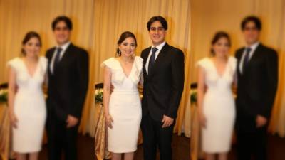 Leonela Mateo y Luis Guillén ya son esposos. Fotos: Jorge Gonzáles.