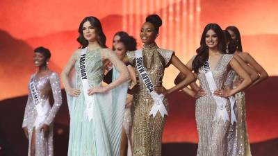 Foto de archivo de las finalistas del certamen Miss Universo 2021.