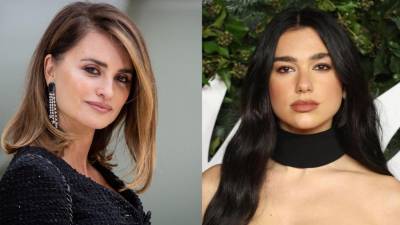 Penélope Cruz y Dua Lipa.