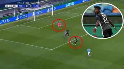 Maxwel Cornet le marcó un gran gol al Manchester City.