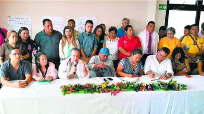 La Plataforma en Defensa de la Salud y Educación ayer se reunió en el Colegio Médico.