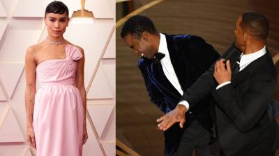 Zoe Kravitz se ha sumado a las críticas contra Will Smith.