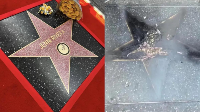 Indignación ha causado el acto de vandalismo con las estrellas de ambas artistas.