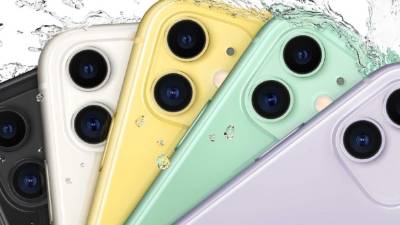 Apple lanzó seis diferentes colores del iPhone 11, el celular de bajo costo de la compañía de smartphone.