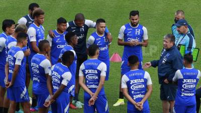La escuadra catracha realizó su primer entrenamiento del 2022 en el estadio Olímpico de San Pedro Sula.