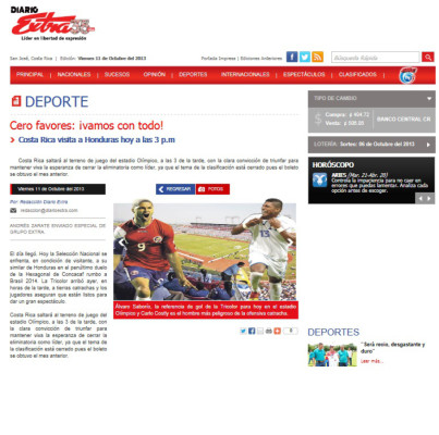 Prensa tica: Un clásico centroamericano con sabor a mundial